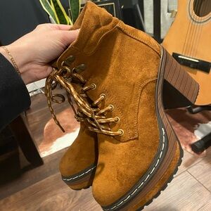 Altar'd State Brown Ankle Boots